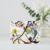 カンディンスキーブルーセグメントポスカード ポストカード (スタンド正面)