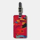 カンディンスキーミットウントゲゲン ラゲッジタグ (正面縦)