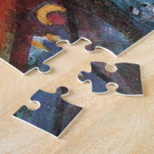 カンディンスキーモスクワIシティスケープ抽象芸術アート ジグソーパズル (側面)