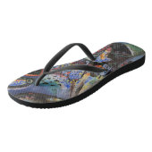 カンディンスキーモスクワIシティスケープ抽象芸術アート ビーチサンダル (アングル)