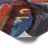 カンディンスキーモスクワI抽象芸術絵画ズ ポスター (角)