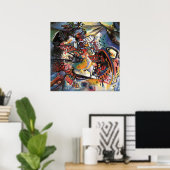 カンディンスキーモスクワI抽象芸術絵画ズ ポスター (ホームオフィス)