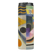 カンディンスキーモダン抽象芸術カラフルアートワーク タンブラー (裏面)