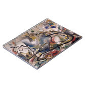 カンディンスキーモダン抽象芸術カラフルアートワーク ノートブック (左側)