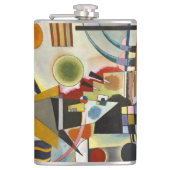 カンディンスキーモダン抽象芸術カラフルアートワーク フラスク (正面)