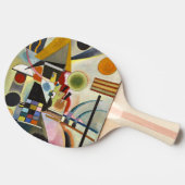 カンディンスキーモダン抽象芸術カラフルアートワーク 卓球ラケット (横)