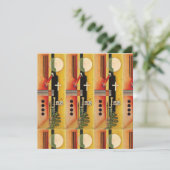 カンディンスキーモダン抽象芸術絵画のアートワーク (スタンド正面)