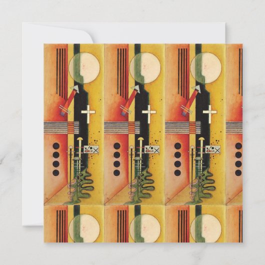 カンディンスキーモダン抽象芸術絵画のアートワーク (裏面)