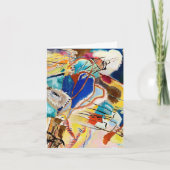 カンディンスキーモダン抽象芸術絵画のアートワーク カード (正面)