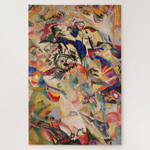 カンディンスキーモダン抽象芸術絵画のアートワーク ジグソーパズル