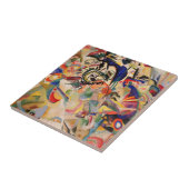 カンディンスキーモダン抽象芸術絵画のアートワーク タイル (側面)