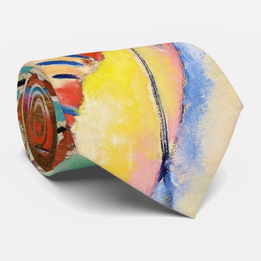 カンディンスキーモダン抽象芸術絵画のアートワーク ネクタイ (ロール)
