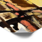 カンディンスキーモダン抽象芸術絵画のアートワーク ポスター (角)