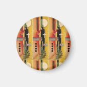 カンディンスキーモダン抽象芸術絵画のアートワーク マグネット (正面)