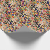 カンディンスキーモダン抽象芸術絵画のアートワーク ラッピングペーパー (角)
