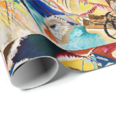 カンディンスキーモダン抽象芸術絵画のアートワーク ラッピングペーパー (ロールコーナー)