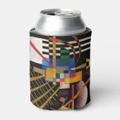 カンディンスキーモダン抽象芸術表現主義アートワーク 缶クーラー (缶正面)