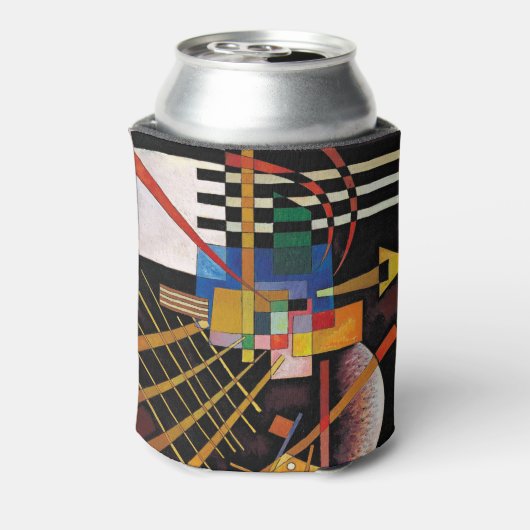 カンディンスキーモダン抽象芸術表現主義アートワーク 缶クーラー (缶裏面)