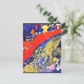 カンディンスキーレッドウォールデスティニー  ポストカード (スタンド正面)