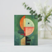 カンディンスキー上向き抽象芸術絵を描ズカード (スタンド正面)