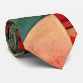 カンディンスキー上向き抽象芸術絵画ズグリーン ネクタイ (ロール)