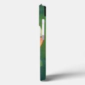 カンディンスキー上向き抽象芸術絵画ズグリーン Case-Mate iPhoneケース (裏面 / 左)