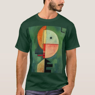 カンディンスキー上向き抽象芸術絵画ズグリーン Tシャツ