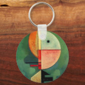 カンディンスキー上向き抽象芸術絵画ズ キーホルダー (正面)