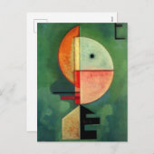 カンディンスキー上向き抽象芸術絵画ズ シーズンポストカード (正面/裏面)