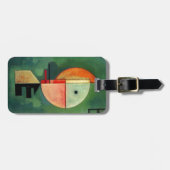 カンディンスキー上向き抽象芸術絵画ズ ラゲッジタグ (正面横)
