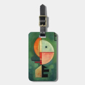 カンディンスキー上向き抽象芸術絵画ズ ラゲッジタグ (正面縦)