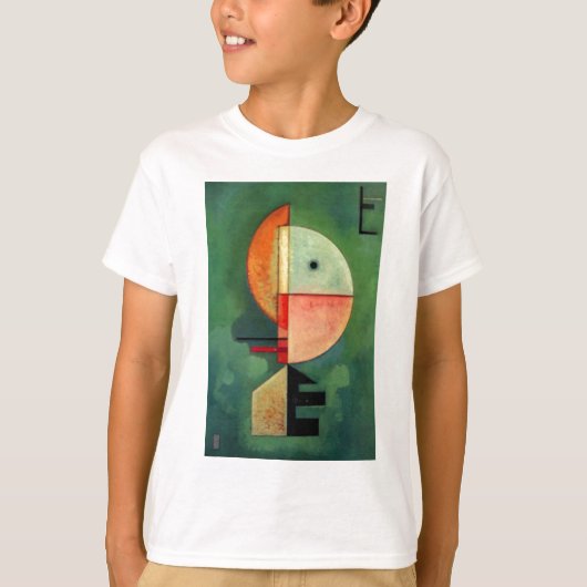 カンディンスキー上向き抽象芸術絵画ズ Tシャツ (正面)