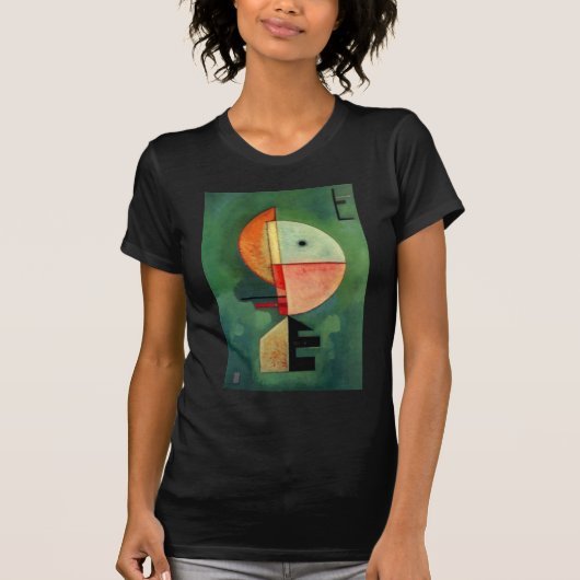 カンディンスキー上向き抽象芸術絵画ズ Tシャツ (正面)