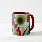 カンディンスキー人気があるス絵画、スウィング、 マグカップ (正面右)