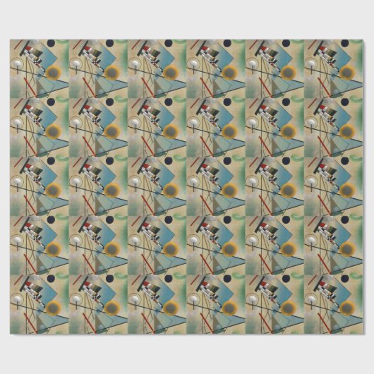 カンディンスキー作曲抽象絵画 ラッピングペーパー (フラット)