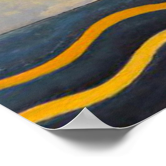 カンディンスキー作曲抽象芸術絵画のアートワーク ポスター (角)