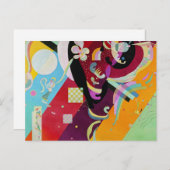 カンディンスキー作曲IXポストカード ポストカード (正面/裏面)