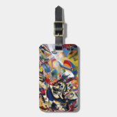 カンディンスキー作曲VII ラゲッジタグ (正面縦)