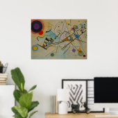 カンディンスキー作曲VIII絵画のアートポスター ポスター (ホームオフィス)