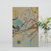 カンディンスキー作曲VIII 便箋 (スタンド正面)