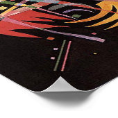 カンディンスキー作曲Xポスター ポスター (角)