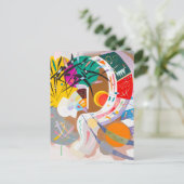 カンディンスキー優勢曲線はがき ポストカード (スタンド正面)