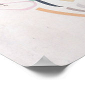 カンディンスキー優性曲線抽象芸術絵画ズ ポスター (角)