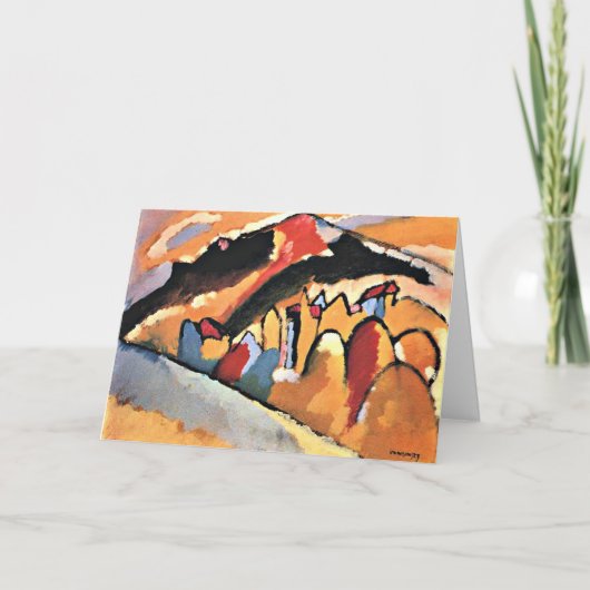 カンディンスキー勉強for秋 サンキューカード (正面)