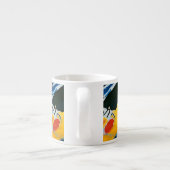 カンディンスキー印象IIIコンサート絵画抽象芸術 エスプレッソカップ (裏面)