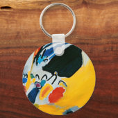 カンディンスキー印象IIIコンサート絵画抽象芸術 キーホルダー (正面)