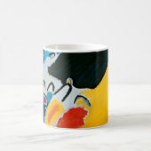 カンディンスキー印象IIIコンサート絵画抽象芸術 コーヒーマグカップ (中央)