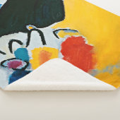 カンディンスキー印象IIIコンサート絵画抽象芸術 シェルパブランケット (3/4)