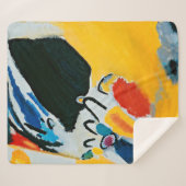 カンディンスキー印象IIIコンサート絵画抽象芸術 シェルパブランケット (正面(横))