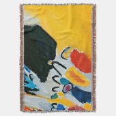 カンディンスキー印象IIIコンサート絵画抽象芸術 スローブランケット (正面縦)